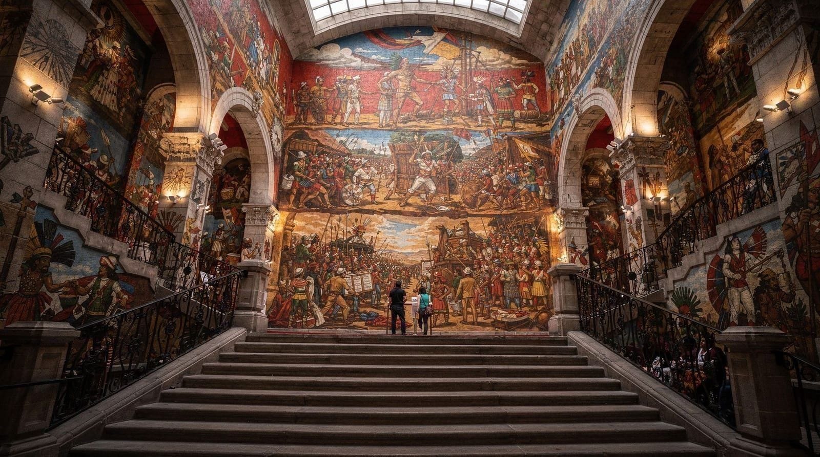 Guide des fresques de Diego Rivera : où trouver les meilleures œuvres à Mexico — Les meilleures fresques de Diego Rivera à Mexico : Palacio Nacional, SEP, Chapul